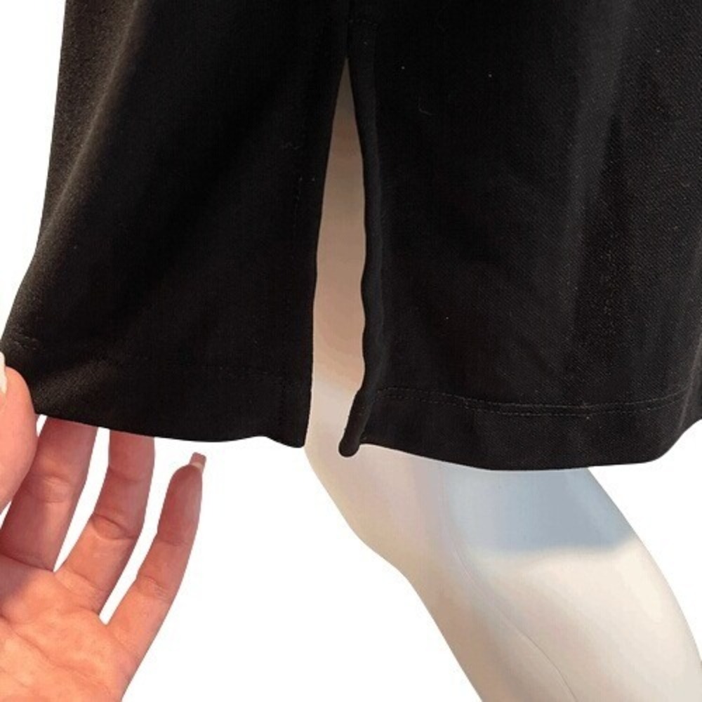 BCBG Paris Black Ruched V Neck Mini Dress M‎ - Picture 4 of 6